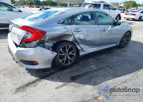 2020 Honda Civic Sport from USA, damaged, VIN 2HGFC2F89LH594616